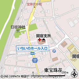 野田市役所いちいのホール　野田市関宿支所補修窓口周辺の地図