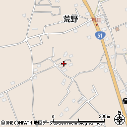 茨城県鹿嶋市荒野1034-9周辺の地図