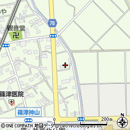 埼玉県白岡市篠津2055周辺の地図