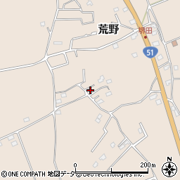 茨城県鹿嶋市荒野1034-15周辺の地図