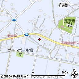 埼玉県東松山市石橋587-2周辺の地図