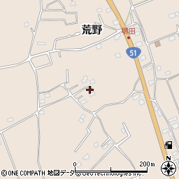 茨城県鹿嶋市荒野1035-5周辺の地図