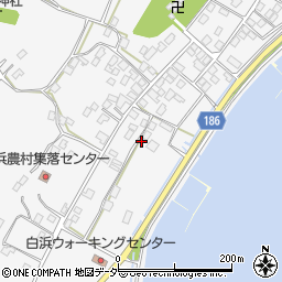 茨城県行方市白浜180周辺の地図