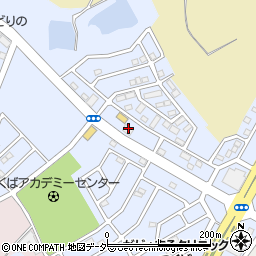 茨城県つくば市みどりの中央34-2周辺の地図