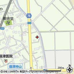 埼玉県白岡市篠津2058周辺の地図