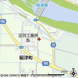 福井県福井市稲津町73周辺の地図
