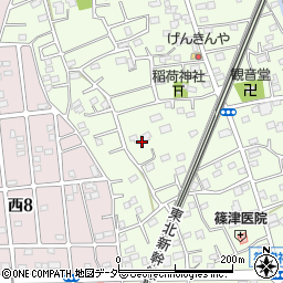 埼玉県白岡市篠津1955周辺の地図