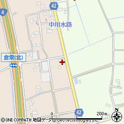 埼玉県春日部市倉常593周辺の地図