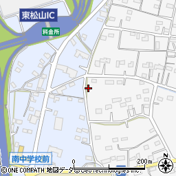 埼玉県東松山市下青鳥7周辺の地図