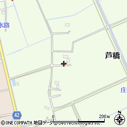 埼玉県春日部市芦橋166周辺の地図