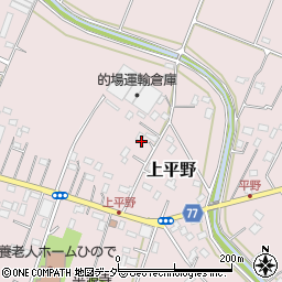 埼玉県蓮田市上平野周辺の地図