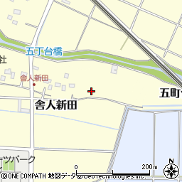 埼玉県桶川市舎人新田周辺の地図