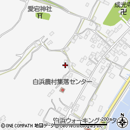 茨城県行方市白浜154周辺の地図