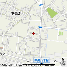 茨城県稲敷郡阿見町中央2丁目10周辺の地図