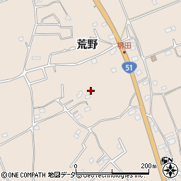 茨城県鹿嶋市荒野821周辺の地図