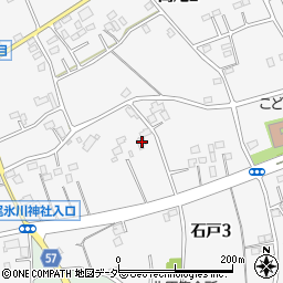 埼玉県北本市石戸3丁目30周辺の地図