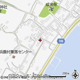 茨城県行方市白浜187周辺の地図