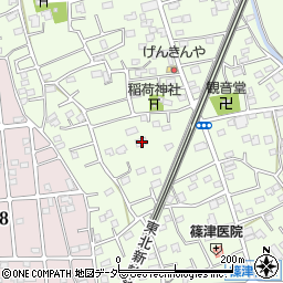埼玉県白岡市篠津1957周辺の地図