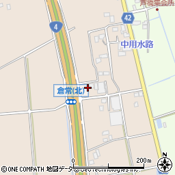 埼玉県春日部市倉常554周辺の地図