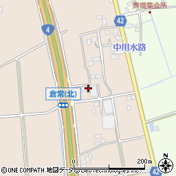 埼玉県春日部市倉常641周辺の地図