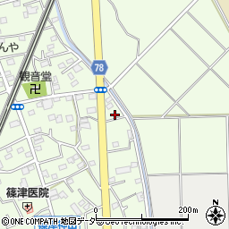 埼玉県白岡市篠津2062周辺の地図