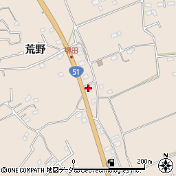 茨城県鹿嶋市荒野812周辺の地図