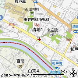 堀江建具店周辺の地図
