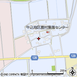 茨城県稲敷郡美浦村牛込周辺の地図