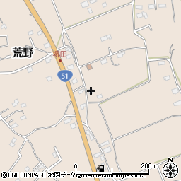 茨城県鹿嶋市荒野813-2周辺の地図