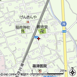 埼玉県白岡市篠津2072周辺の地図
