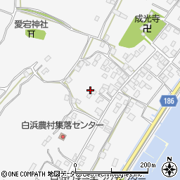 茨城県行方市白浜204周辺の地図