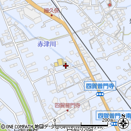 長野県諏訪市四賀普門寺250周辺の地図