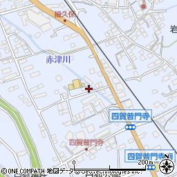 長野県諏訪市四賀普門寺250-6周辺の地図