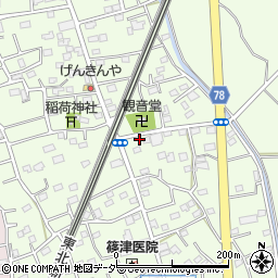 埼玉県白岡市篠津2071周辺の地図