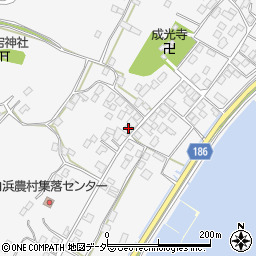 茨城県行方市白浜216周辺の地図