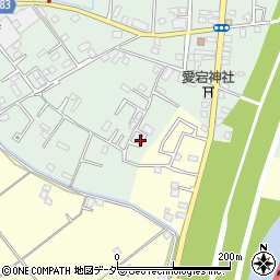 埼玉県春日部市西宝珠花174周辺の地図