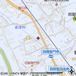 長野県諏訪市四賀普門寺184周辺の地図