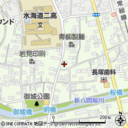 茨城県常総市水海道橋本町3556周辺の地図
