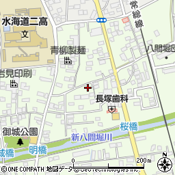 茨城県常総市水海道橋本町3603-3周辺の地図