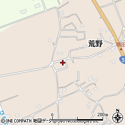 茨城県鹿嶋市荒野824-17周辺の地図