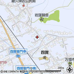 長野県諏訪市四賀普門寺197周辺の地図