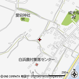 茨城県行方市白浜199周辺の地図