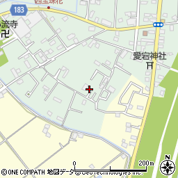 埼玉県春日部市西宝珠花224周辺の地図