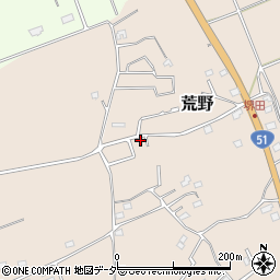 茨城県鹿嶋市荒野824-31周辺の地図