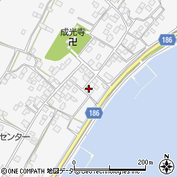 茨城県行方市白浜249周辺の地図
