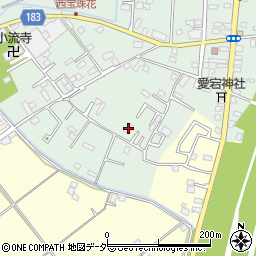 埼玉県春日部市西宝珠花223周辺の地図