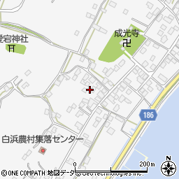 茨城県行方市白浜214周辺の地図
