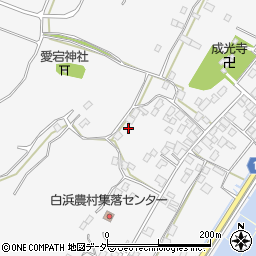 茨城県行方市白浜206周辺の地図