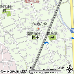 埼玉県白岡市篠津1872周辺の地図