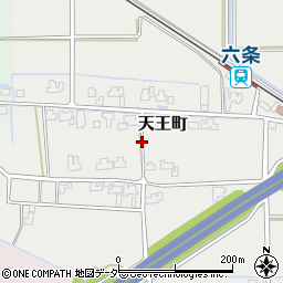 福井県福井市天王町周辺の地図